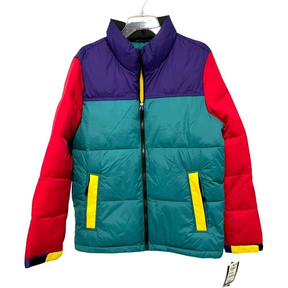 Club Room Puffer Multicolor Water Resistant Mens Size Small